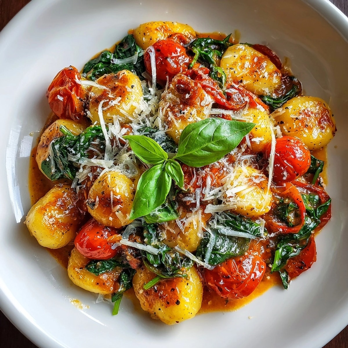 Easy One-Pot Creamy Tomato Gnocchi: a simple weeknight meal, warm and satisfying.