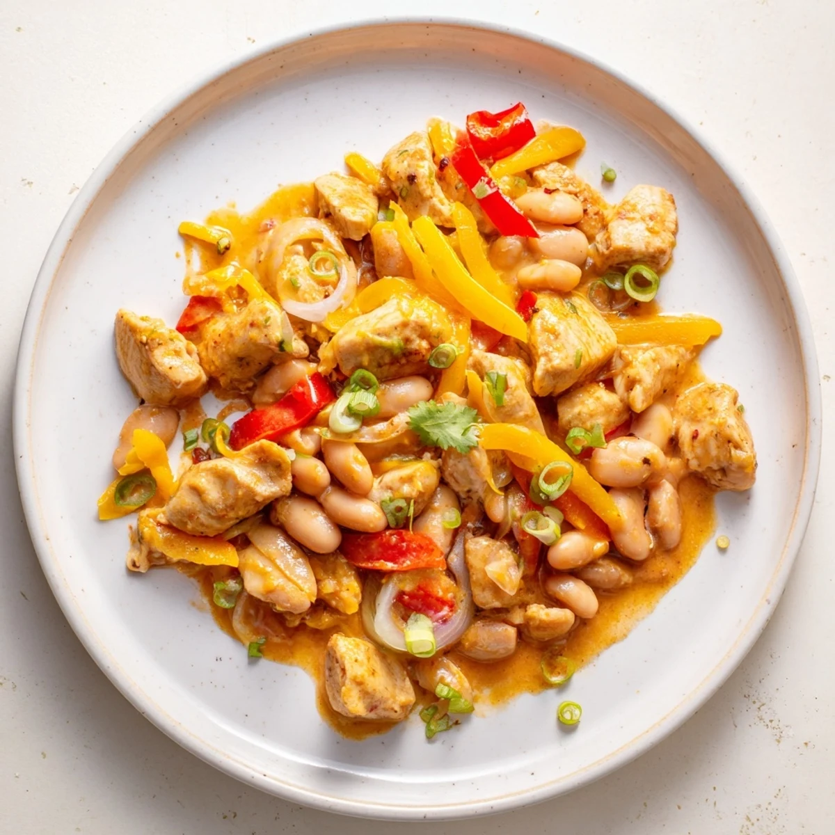 Cajun Chicken Cheddar Pintos