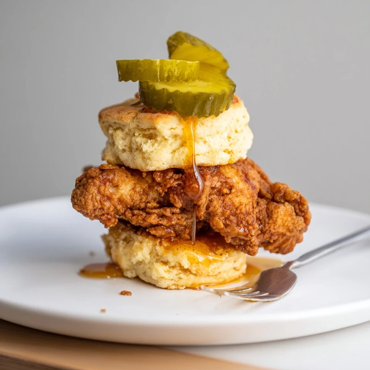 Savory and sweet Nashville Hot Honey Biscuit Sliders, perfect for brunch gatherings.  