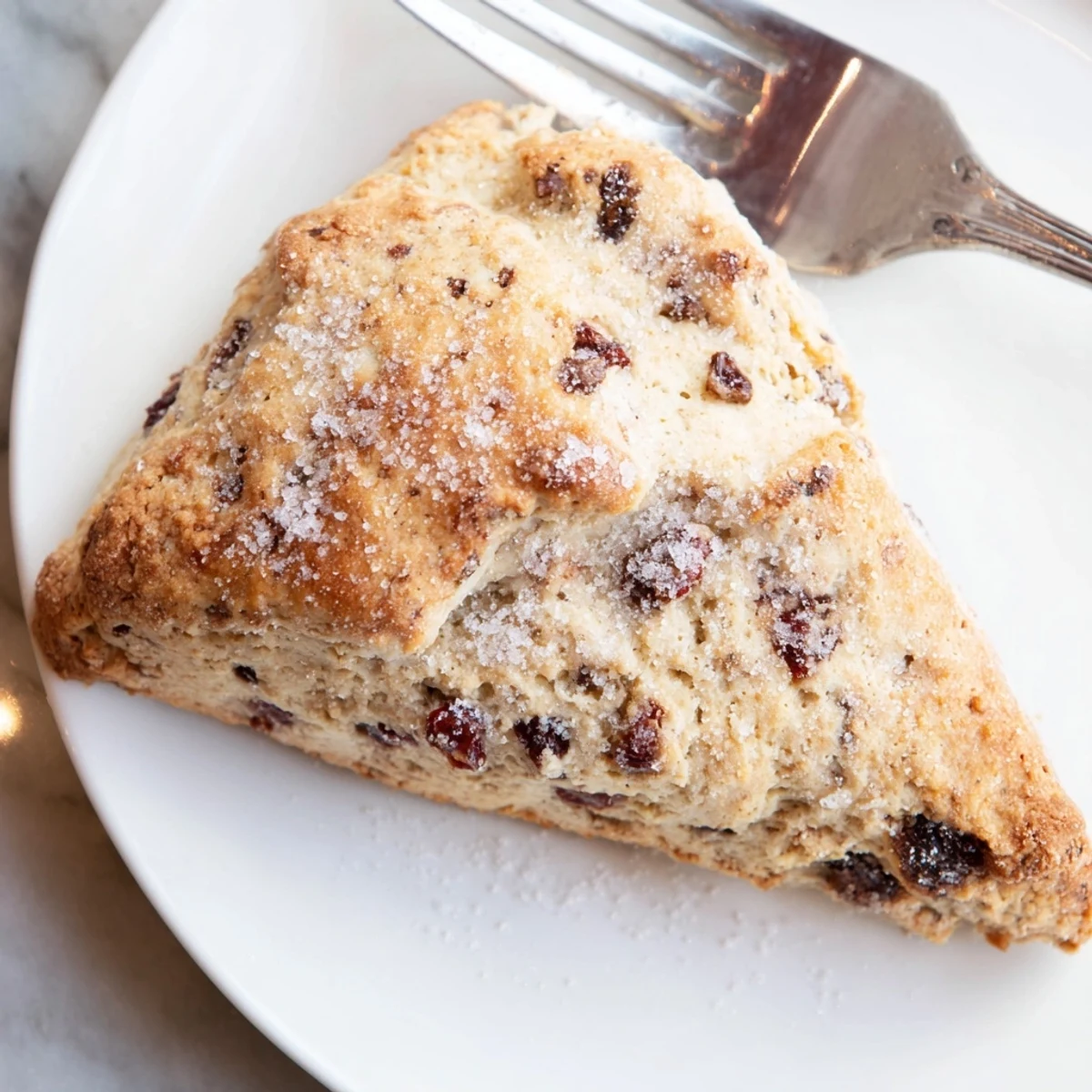 Delightfully sweet Sparkling Cherry Soda scones served warm with clotted cream.
