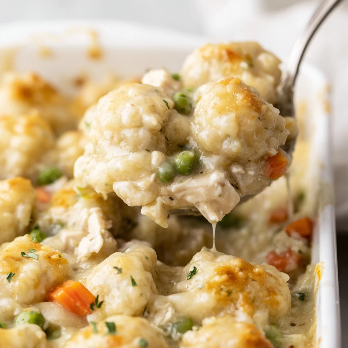 Chicken Dumplings Casserole Bake