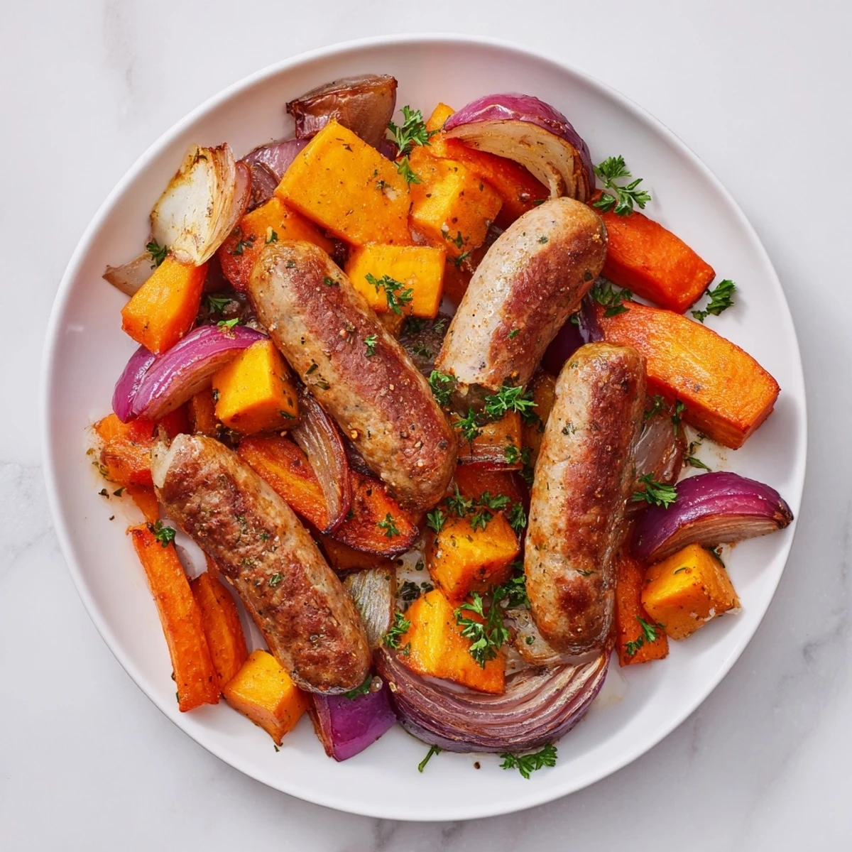 Sheet Pan Roasted Sausage