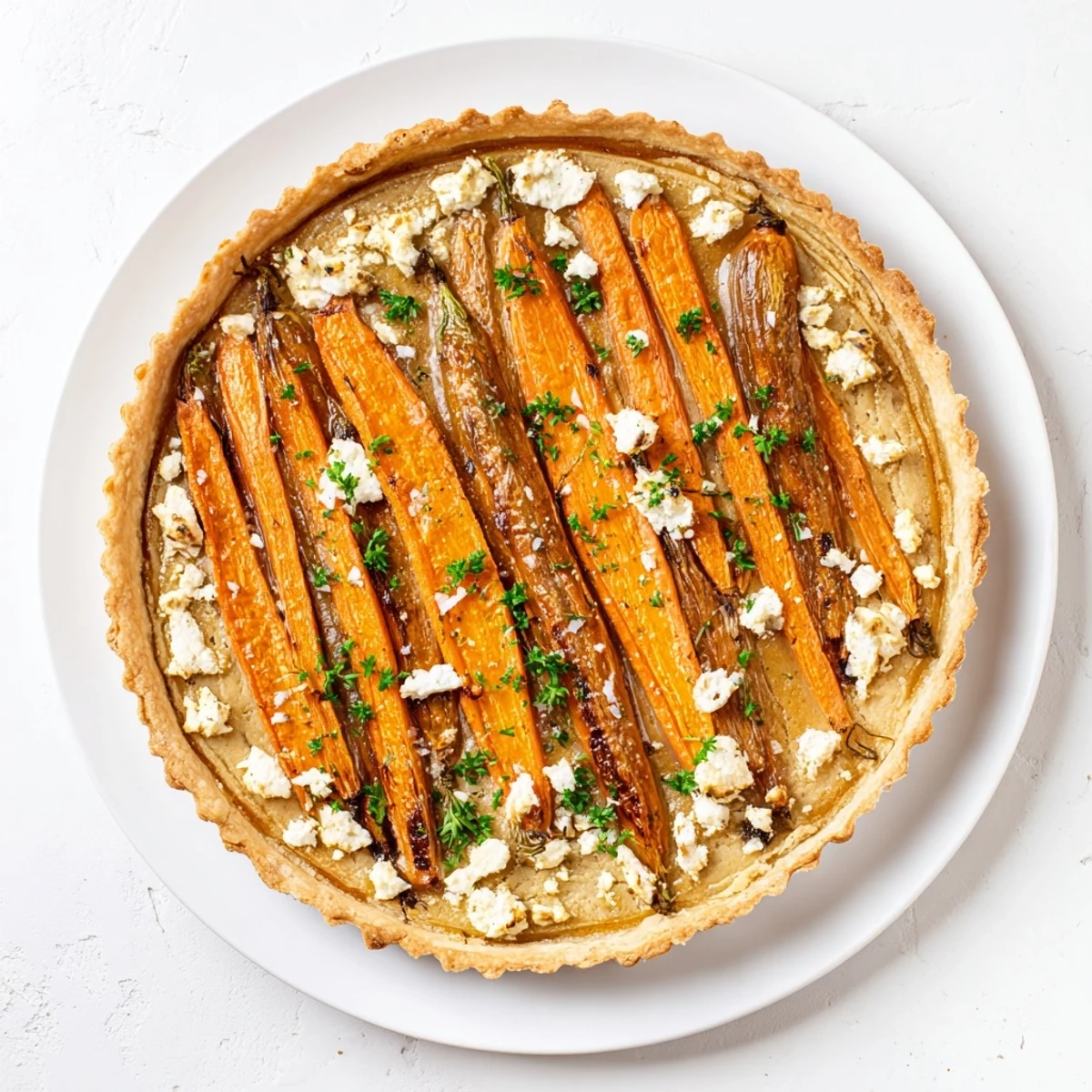 Maple Miso Carrot Tart