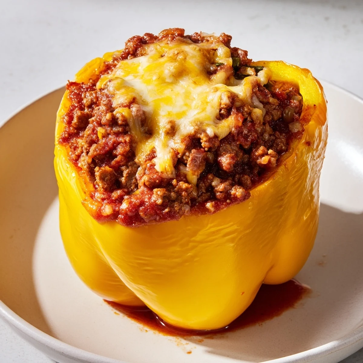 Sloppy Joe Bell Peppers