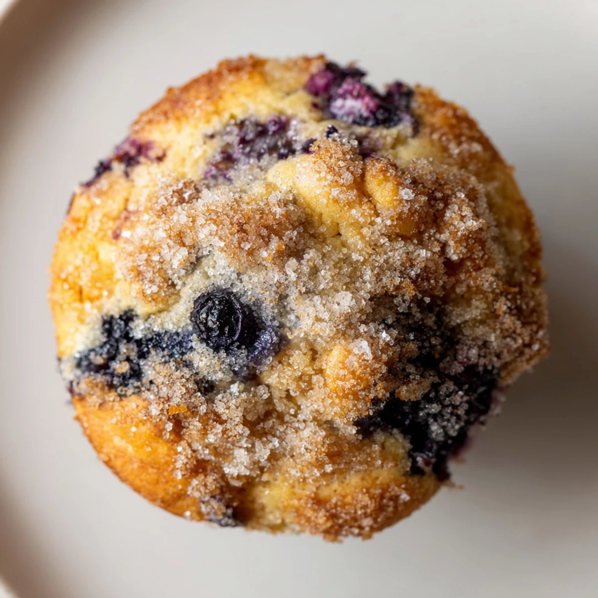 Fluffy, golden Budget Christmas Blueberry Muffins, perfect for a cozy holiday breakfast or snack.