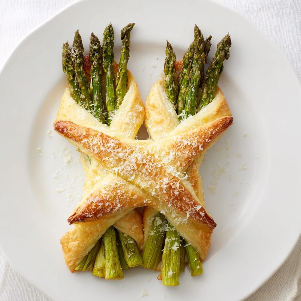 Beautifully wrapped puff pastry around asparagus forms these flavorful Star Shaped Asparagus Bundle Wraps.