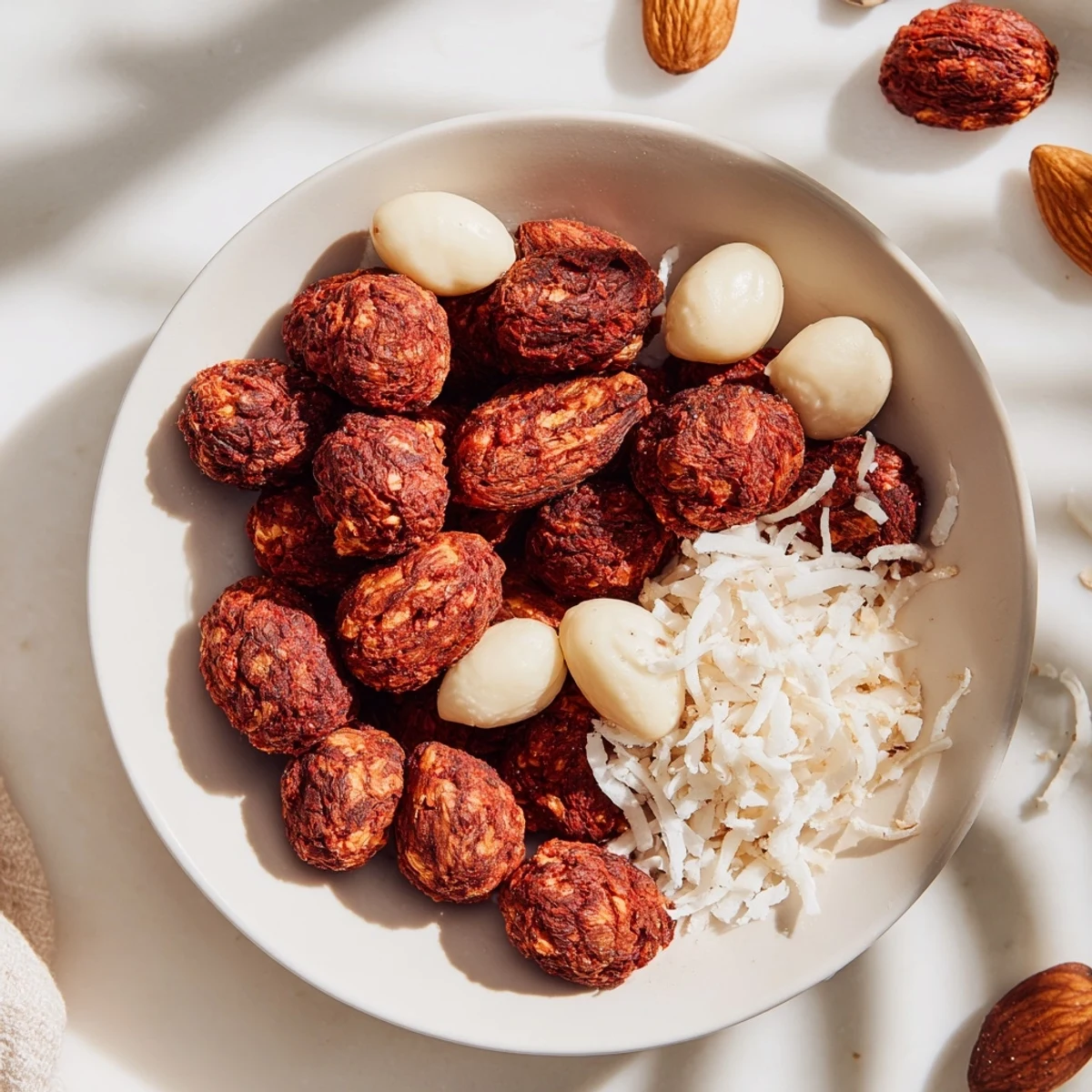 Sweet dried apricots and crunchy almonds compose this easy Fruit & Nut: Almonds and Apricots blend.