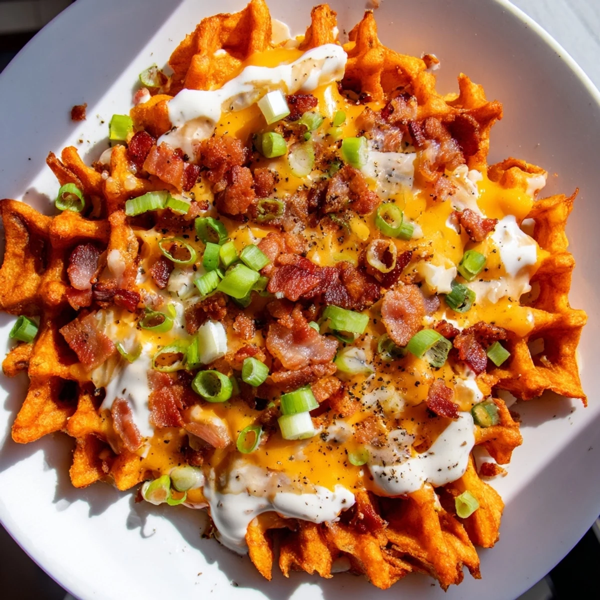 Loaded Sweet Potato Fries