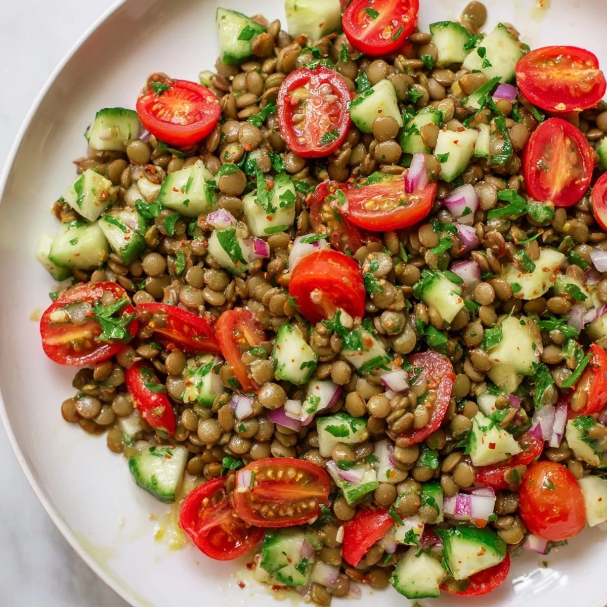 Lentil Salad with Vinaigrette
