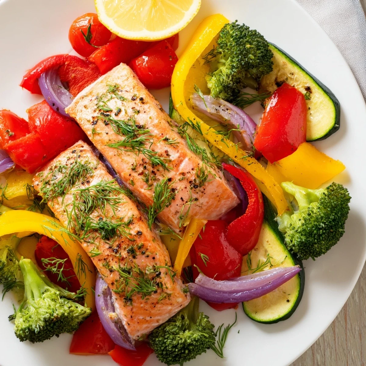 Salmon Sheet Pan Bake