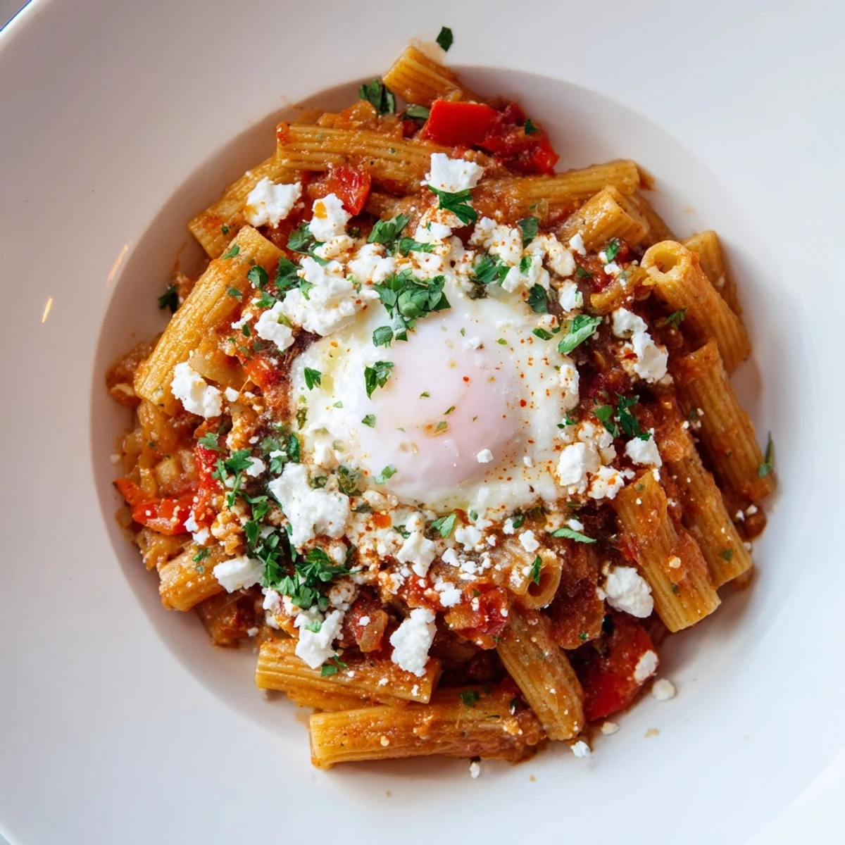 Shakshuka Baked Pasta
