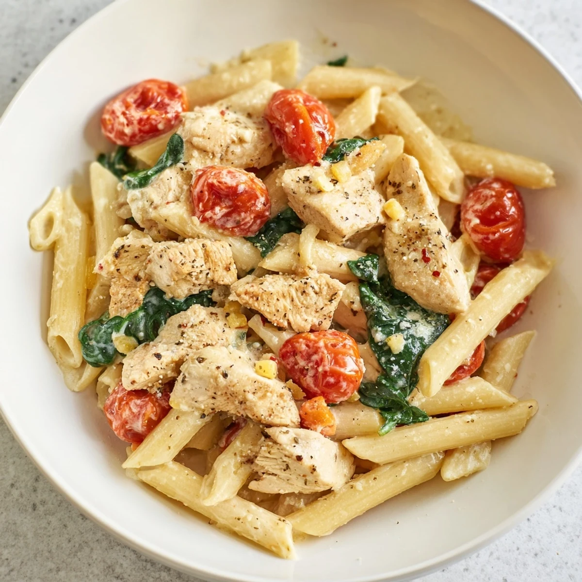Greek Yogurt Chicken Pasta