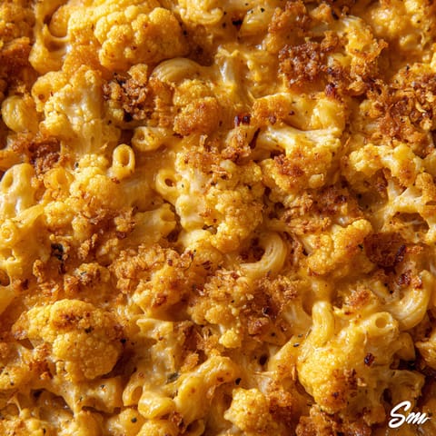 Mac & Cheese "Sain" au Chou-Fleur.