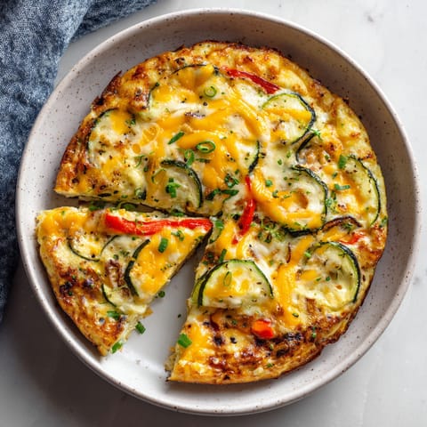 A slice of zucchini quiche.