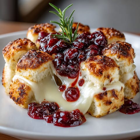 A plate of food with a green leaf on top.
