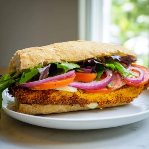Pumpkin Schnitzel Sandwich Twist