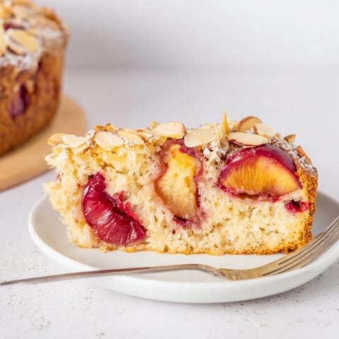 Marzipan Plum Cake German