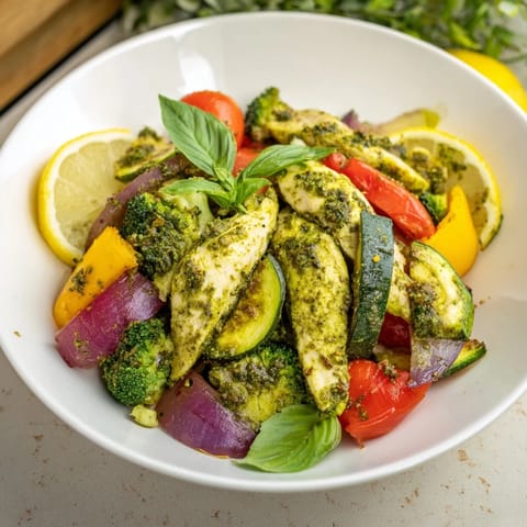 Quick Lemon Pesto Chicken