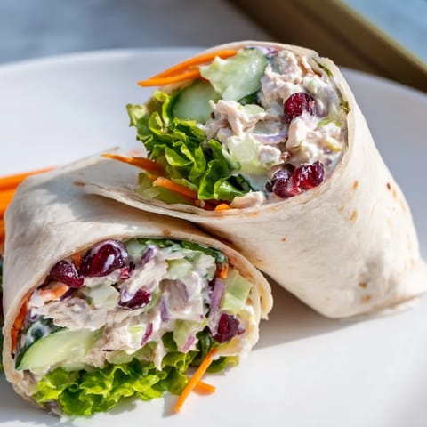 Cranberry Chicken Salad Wraps