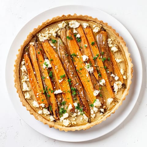 Maple Miso Carrot Tart