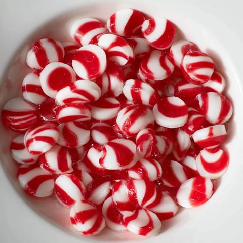 No-Bake Peppermint Candy Bowl