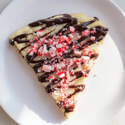 Chocolate Peppermint Shortbread Wedges