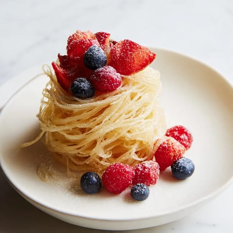 Quick Festive Pancake Spaghetti