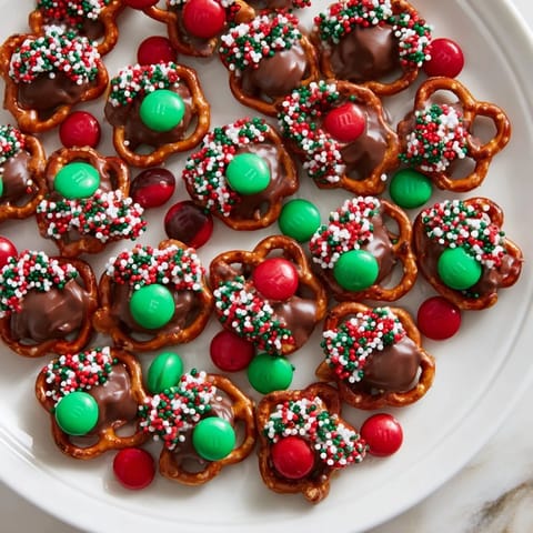 Air Fryer Christmas Pretzel Bites