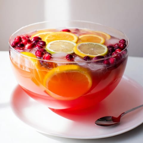 Quick Holiday Punch Ice Ring