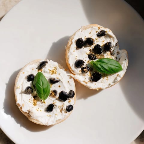 Vibrant Olympic Rings Medal Appetizer, featuring mini bagels and colorful cream cheese toppings, ready to enjoy.