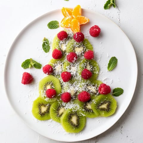 Kiwi Raspberry Christmas Tree