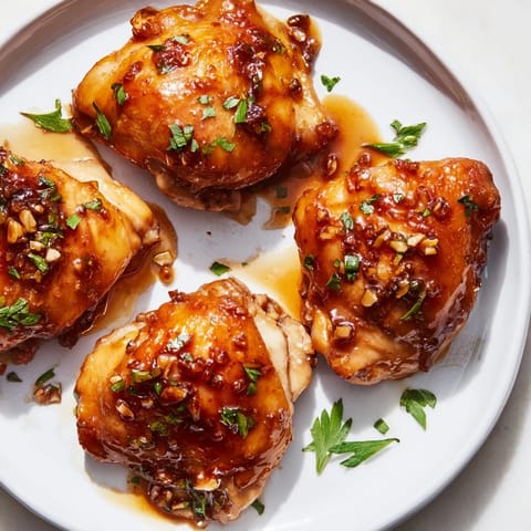Tender Jam in Coffee Style Glazed Chicken, baked to perfection, offering a tender bite and sweet, smoky aroma.