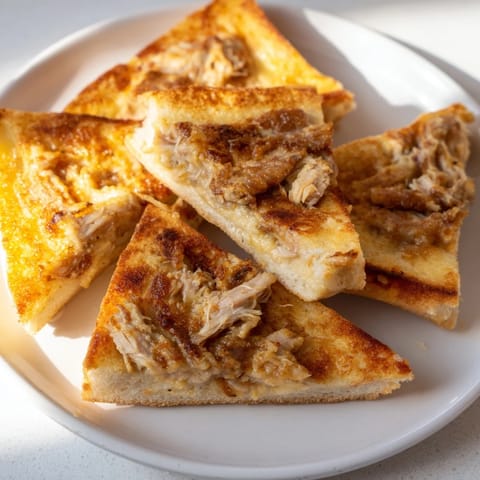 Leftover Pizza Grilled Cheese