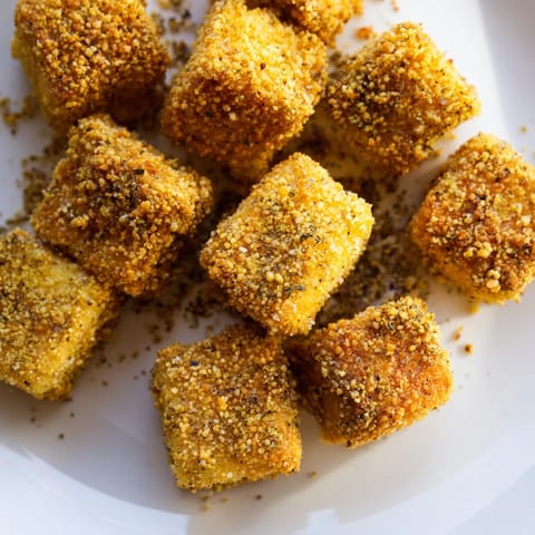 Crispy Popcorn Tofu Bites
