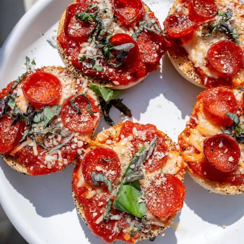 Mini Pepperoni Pizza Bagels