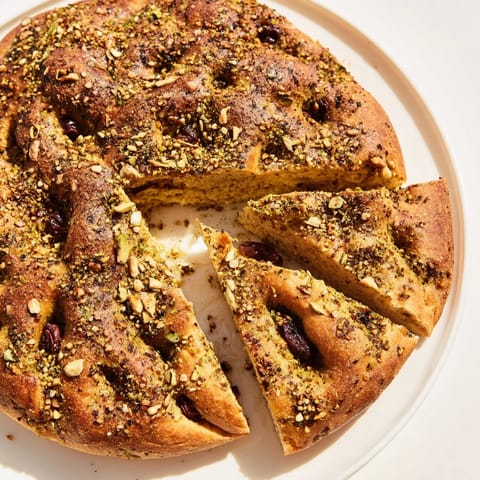 Zaatar Olive Fluffy Focaccia