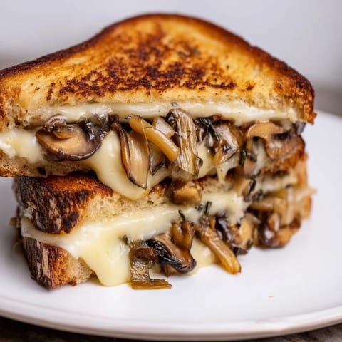 Mushroom Swiss Grilled Cheese