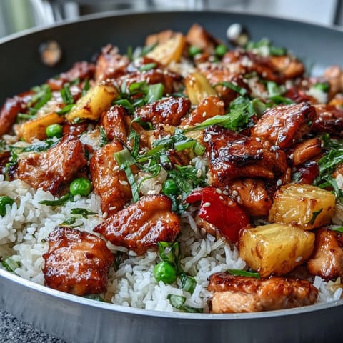 Sweet Chili Chicken Pineapple