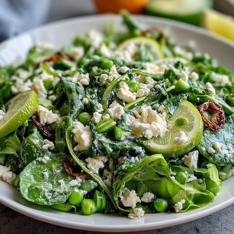 Fresh and colorful spring salad featuring radishes, peas, and lemon vinaigrette, a perfect light dish for seasonal dining.  