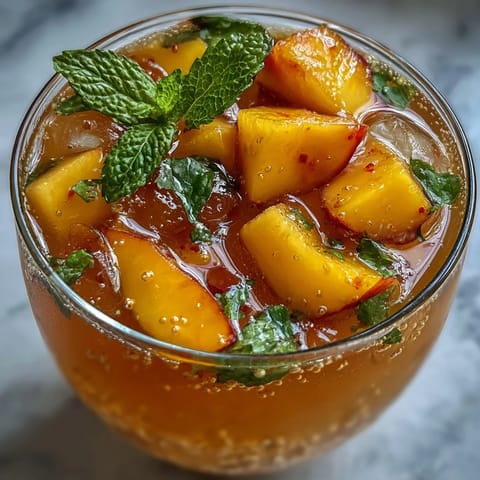 Mango Peach Sparkling Tea #1264