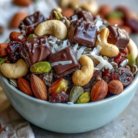 Homemade Trail Mix Dark Chocolate