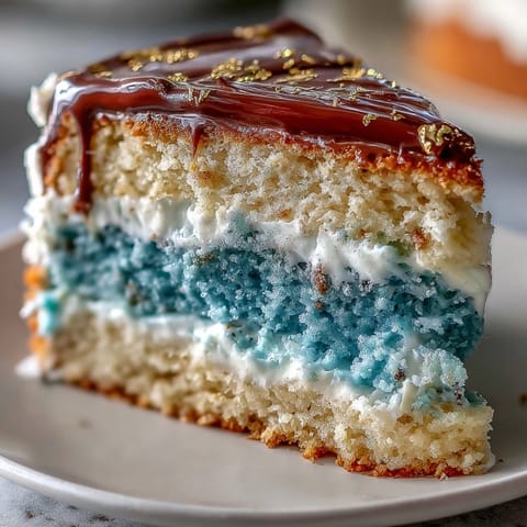 Graduation Cake Dark Blue Gold