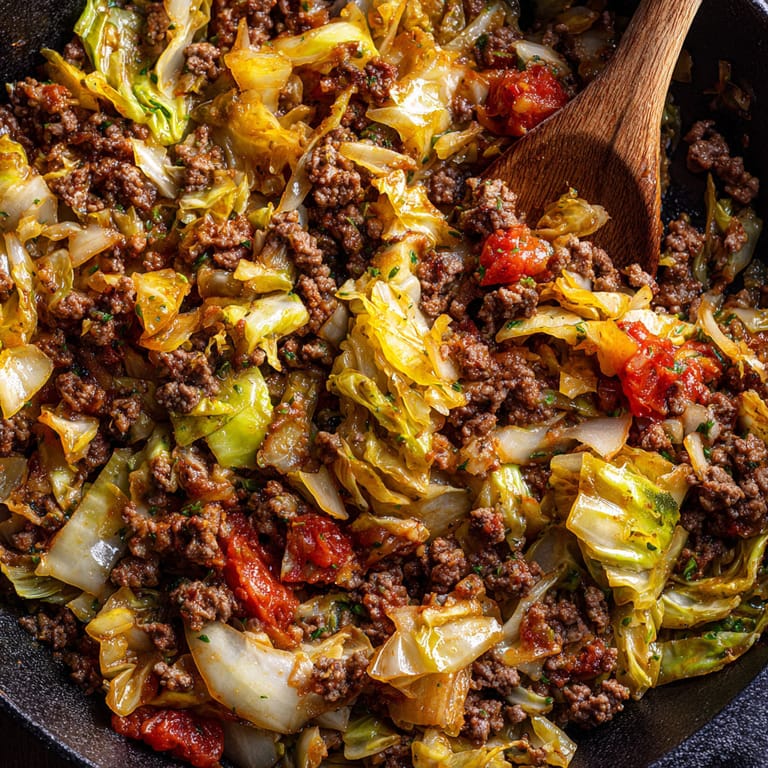 A close up of a delicious beef and vegetable stir fry.