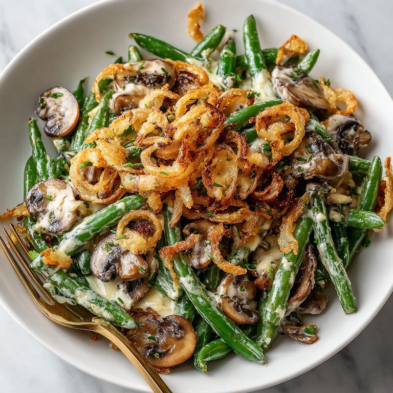 A plate of food with mushrooms and onions.