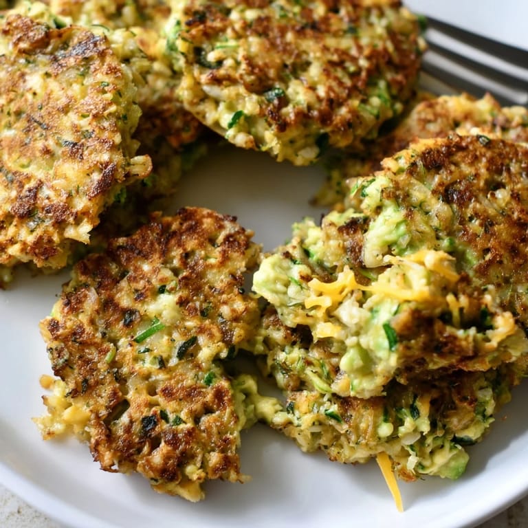 Crispy avocado cheddar rice cakes on a plate, perfect for brunch snacks.  