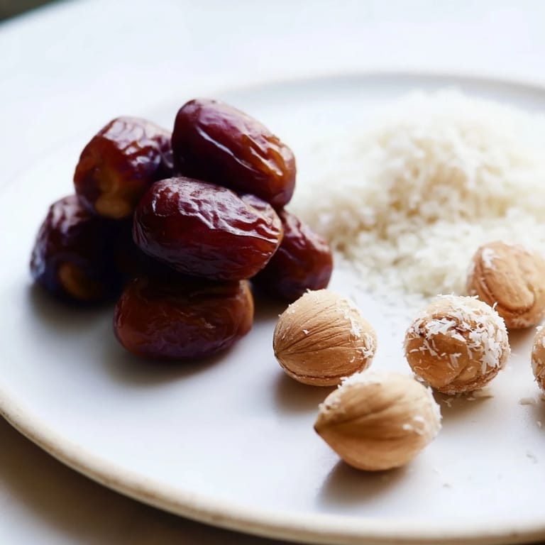 Freshly assembled Fruit & Nut: Almonds and Dried Apricots, perfect for a healthy snack or appetizer.