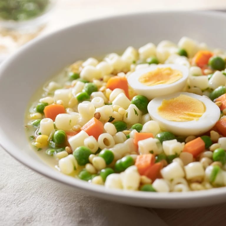 Enjoy a quick and easy, hearty bowl of Ramen Upgrade with Frozen Peas, perfect for a flavorful lunch.