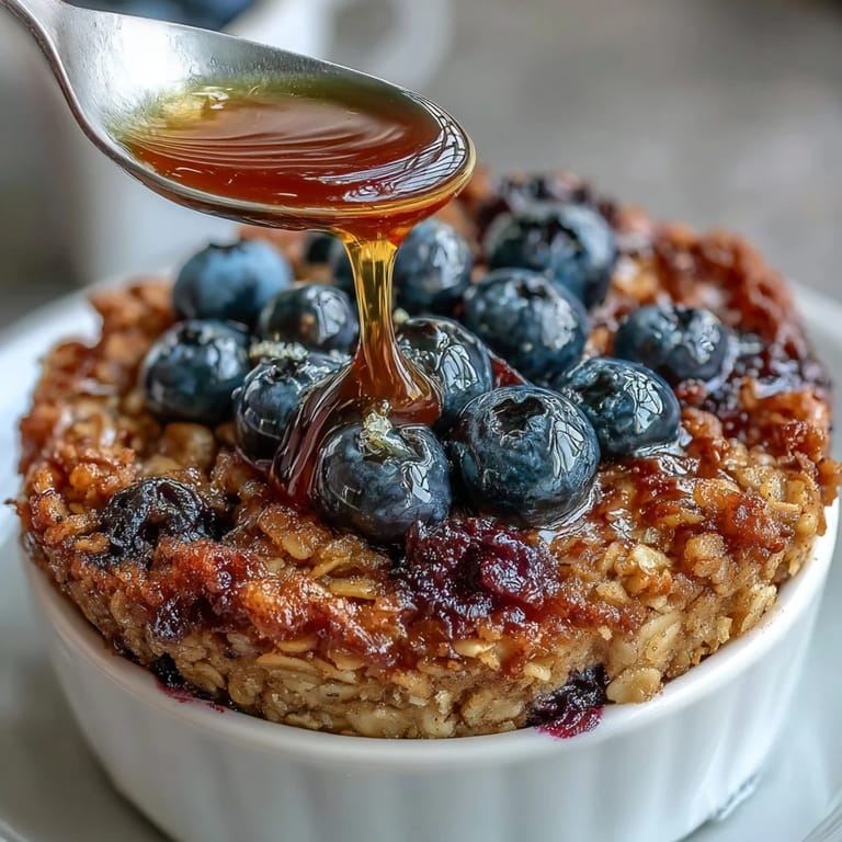 Freshly baked One-Bowl Lemon Blueberry Baked Oatmeal Cups served warm with a dollop of yogurt and extra lemon zest.