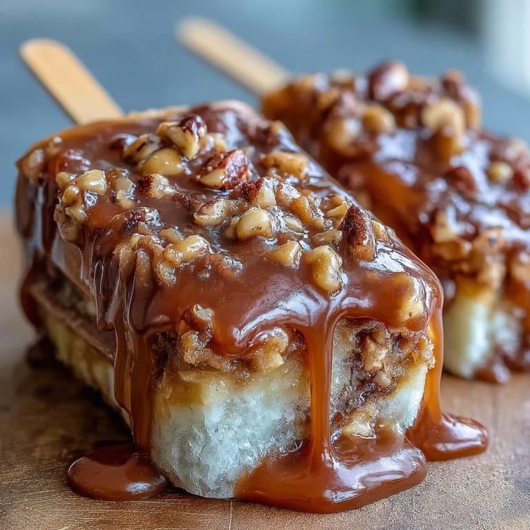 Golden caramel-dipped apple slices topped with crushed peanuts, making an irresistible and easy-to-eat dessert for all ages.