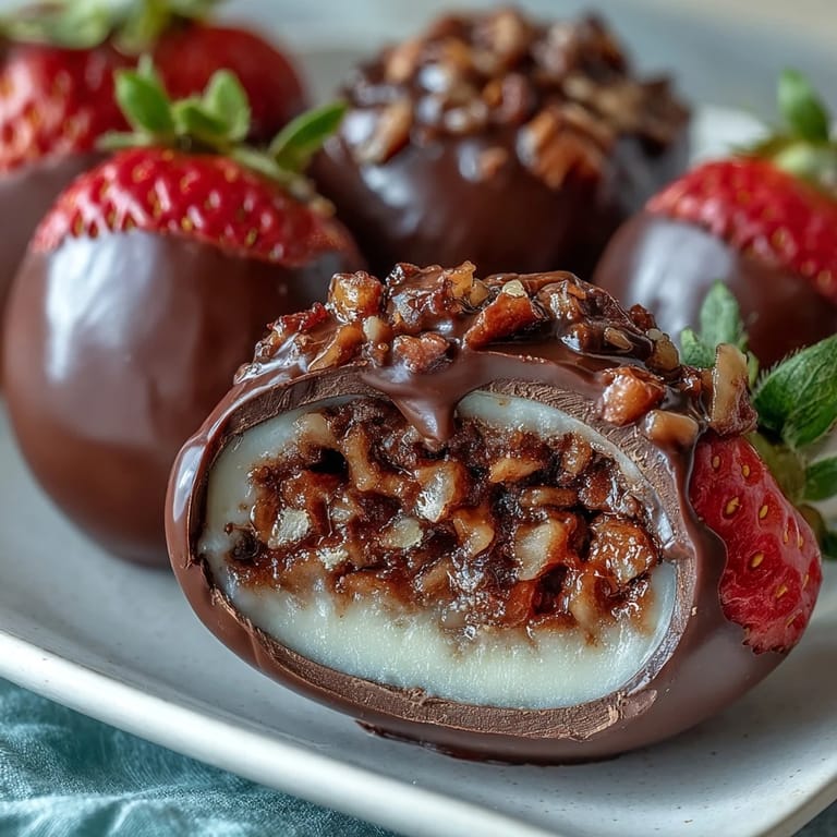 Festive Dubai-inspired Easter eggs with strawberry shell, crunchy hazelnut filling, and edible gold leaf for a stunning finish.